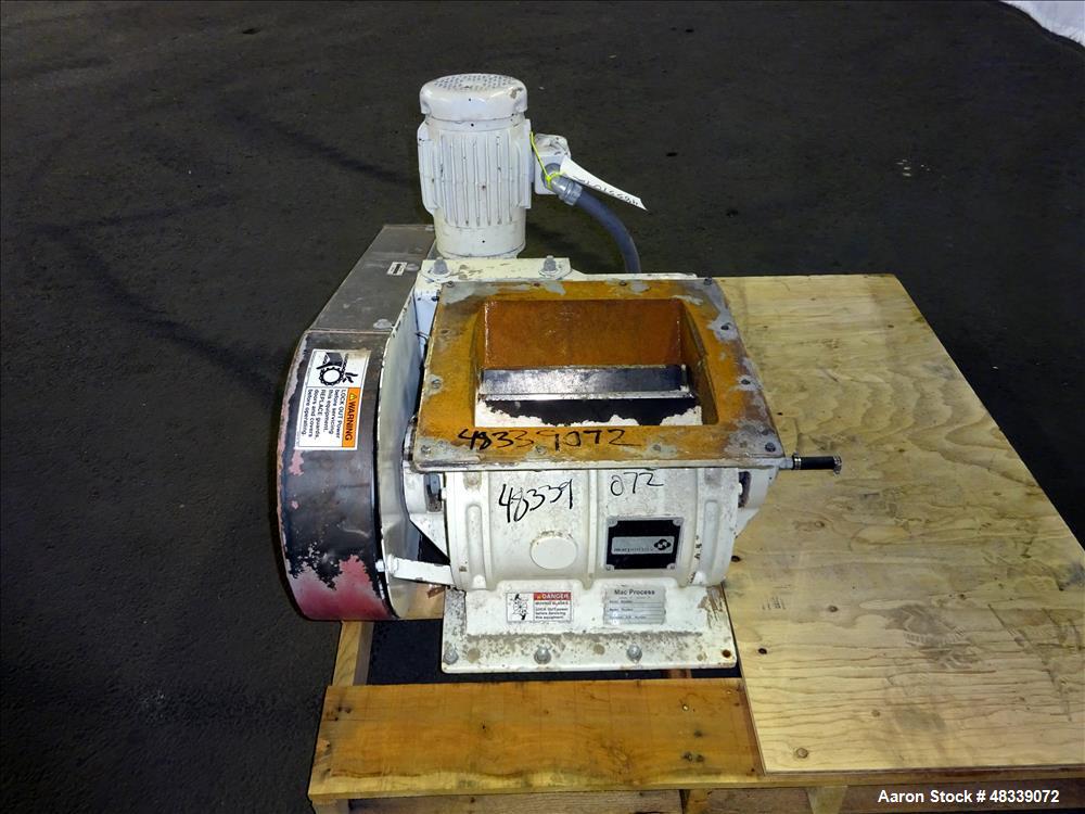 Used Mac Process Rotary Airlock Feeder, Model MD75.