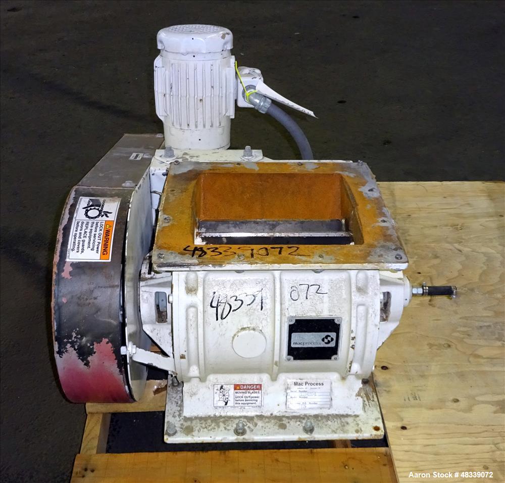 Used Mac Process Rotary Airlock Feeder, Model MD75.