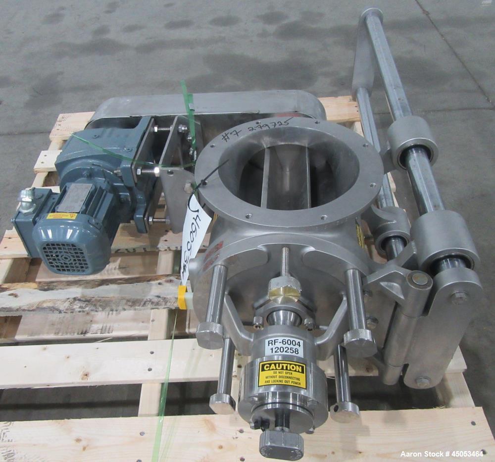 GEA Nu-Con DT500 DEM Stainless Steel Rotary Air Lock Valve – 0.37kW Drive