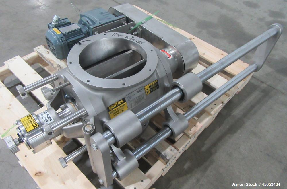 GEA Nu-Con DT500 DEM Stainless Steel Rotary Air Lock Valve – 0.37kW Drive