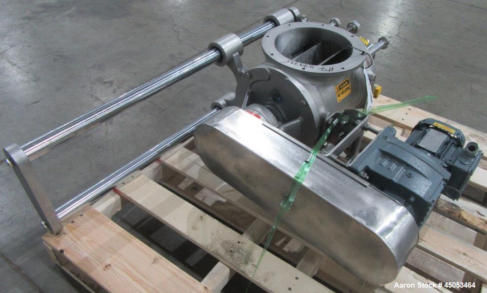 GEA Nu-Con DT500 DEM Stainless Steel Rotary Air Lock Valve – 0.37kW Drive