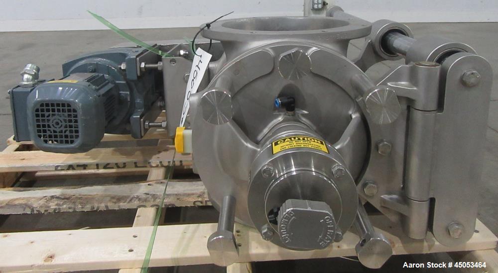 GEA Nu-Con DT500 DEM Stainless Steel Rotary Air Lock Valve – 0.37kW Drive