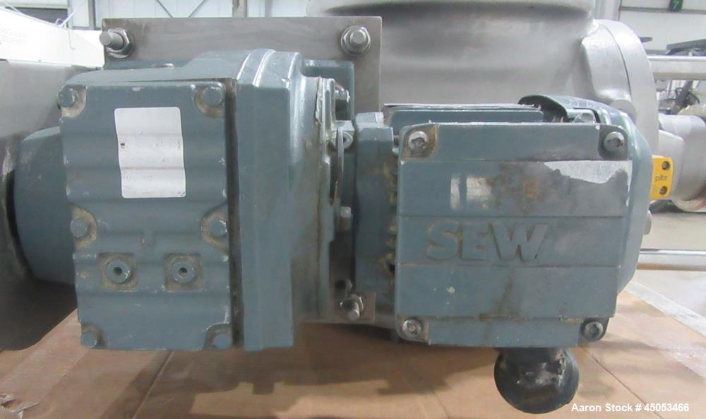 Sanitary Stainless Steel Rotary Airlock Valve GEA Nu-Con DT 500 DEM