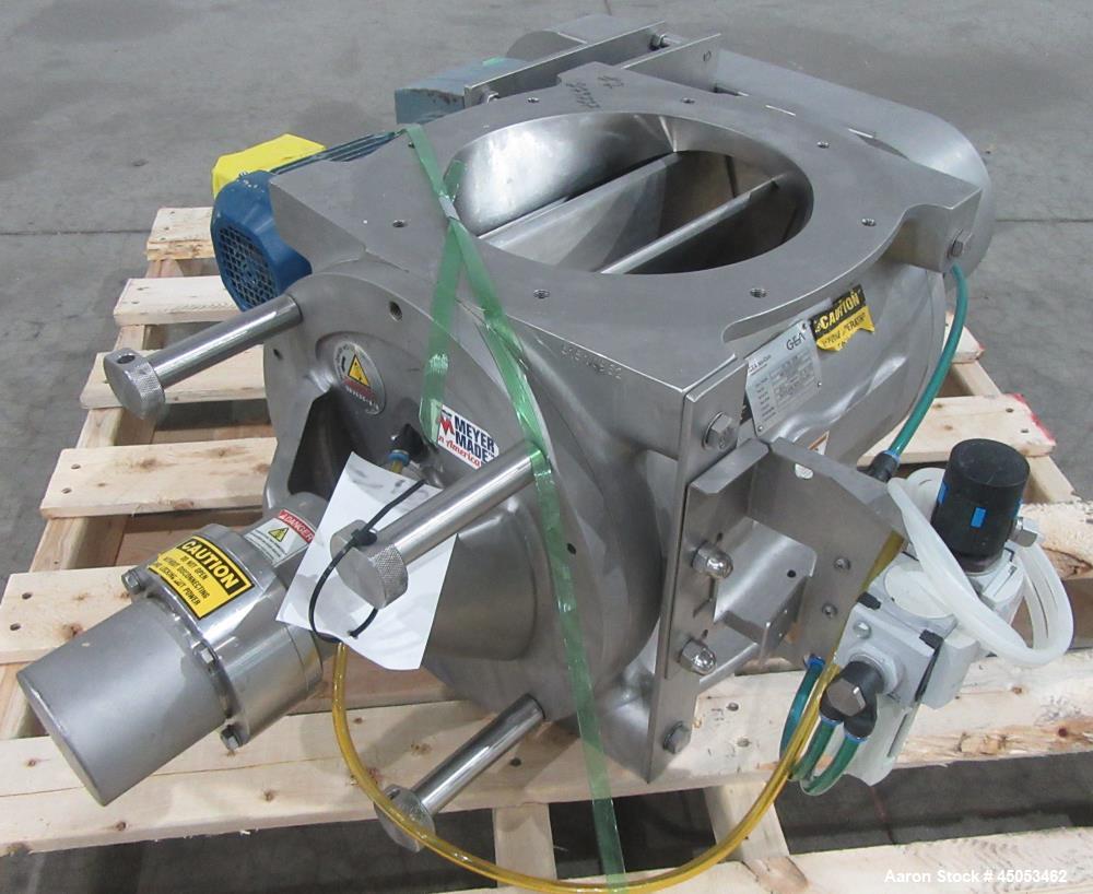 Unused GEA Nu-Con DT 750 DEM Sanitary Rotary Airlock Valve with Gearmotor