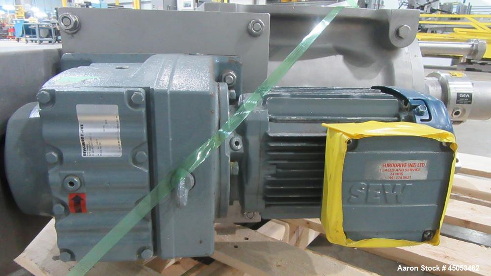 Unused GEA Nu-Con DT 750 DEM Sanitary Rotary Airlock Valve with Gearmotor