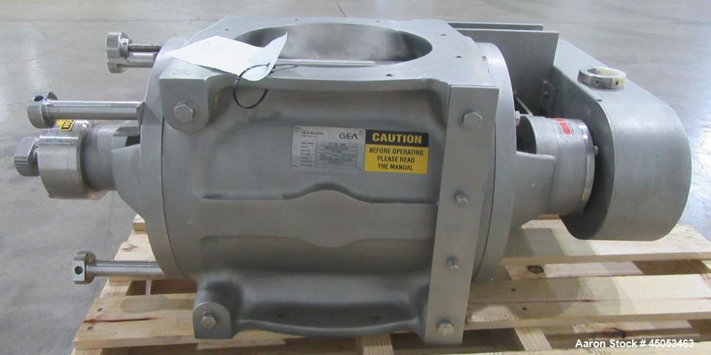 Sanitary Rotary Airlock Valve GEA Nu-Con DT 750 DEM with Variable Speed Gearmotor