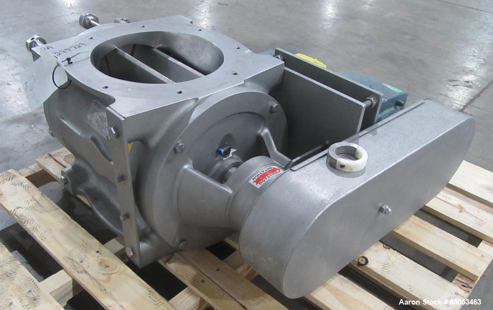 Sanitary Rotary Airlock Valve GEA Nu-Con DT 750 DEM with Variable Speed Gearmotor