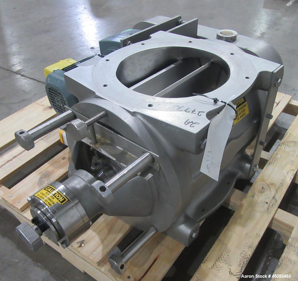 Sanitary Rotary Airlock Valve GEA Nu-Con DT 750 DEM with Variable Speed Gearmotor