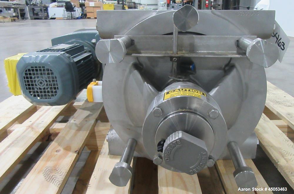 Sanitary Rotary Airlock Valve GEA Nu-Con DT 750 DEM with Variable Speed Gearmotor