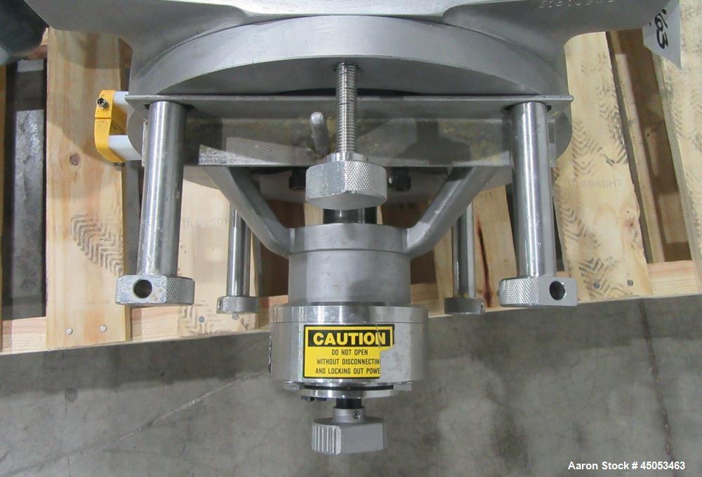 Sanitary Rotary Airlock Valve GEA Nu-Con DT 750 DEM with Variable Speed Gearmotor