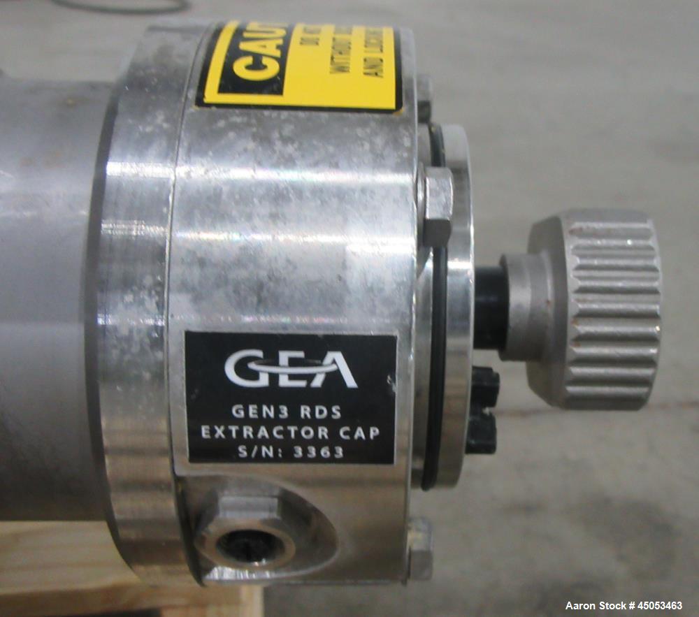 Sanitary Rotary Airlock Valve GEA Nu-Con DT 750 DEM with Variable Speed Gearmotor