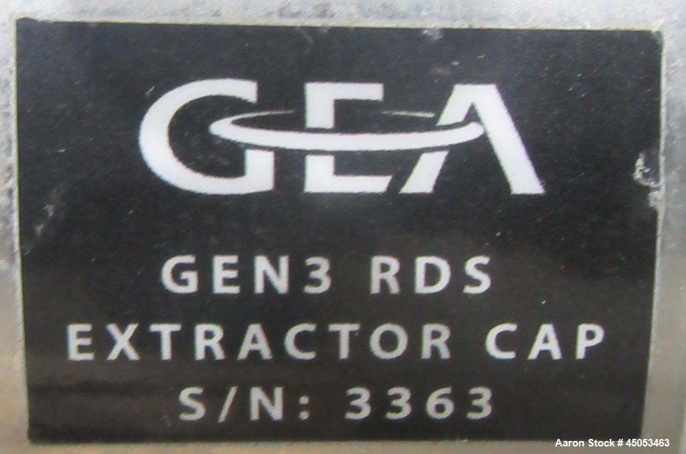 Sanitary Rotary Airlock Valve GEA Nu-Con DT 750 DEM with Variable Speed Gearmotor