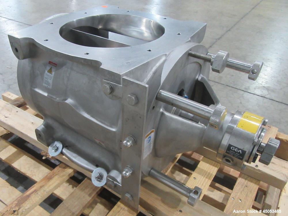 Unused GEA Nu-Con DT 750 DEM Rotary Airlock Valve – Stainless Steel (No Drive)