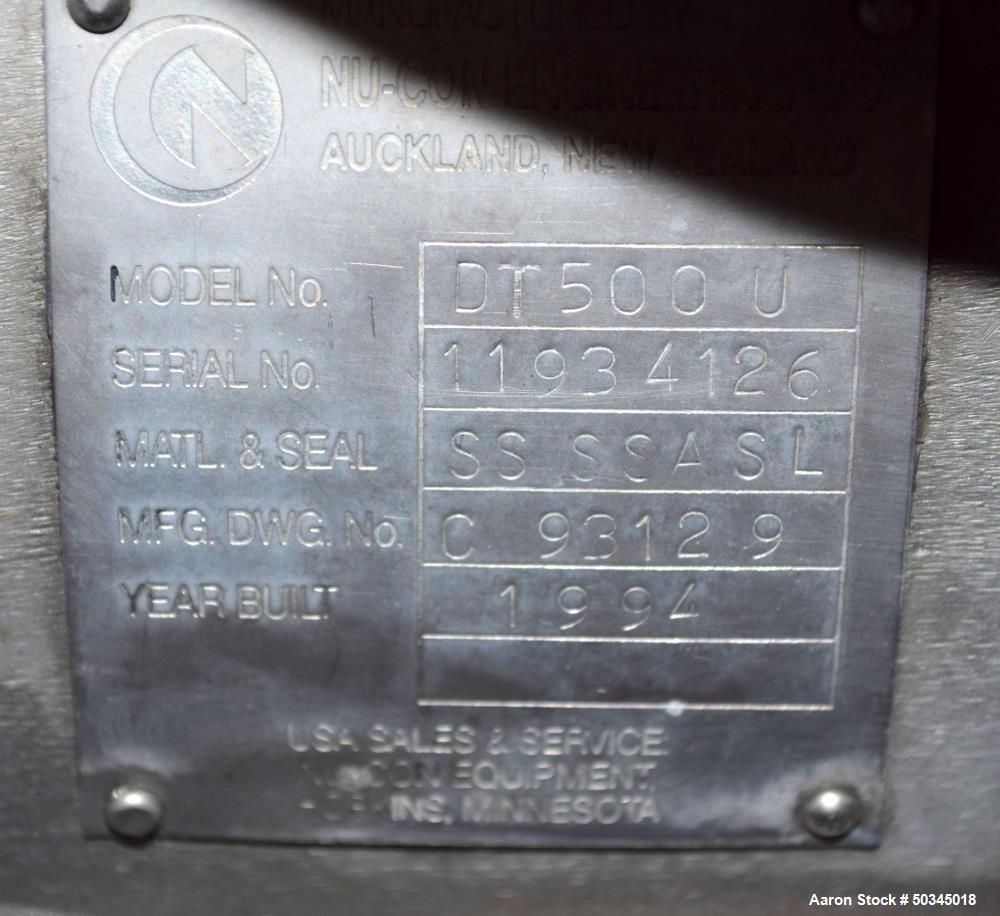 Used NU-Con Engineering Rotary Valve