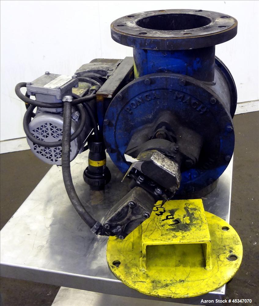 Used Ponca Machine Rotary Valve, 304 Stainless Steel.