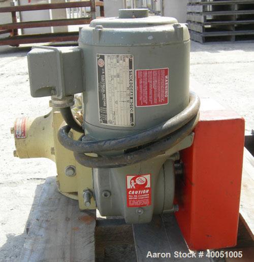 Used Premier Pneumatics Heavy Duty Airlock Rotary Valve, Model HDR-GG-76-8NH-2-RT-T3, 304 Stainless Steel.  Approximately 6" diameter x 6" wide 8 vane open end rotor, .10 cubic feet per revolution.  ...