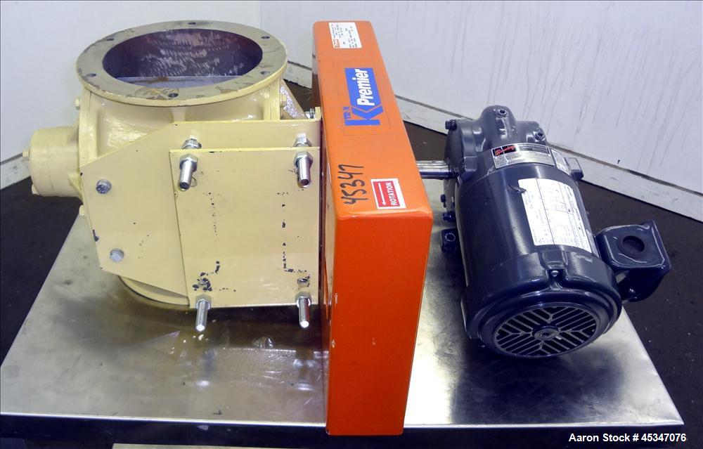 Used Premier Pneumatics Inc. Rotary Valve, 8" diameter flange.