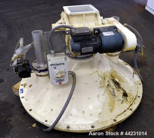 Used Carbon Steel Reimelt Hopper Discharge Cone, Model 894