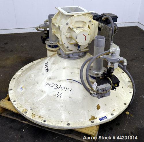 Used Carbon Steel Reimelt Hopper Discharge Cone, Model 894