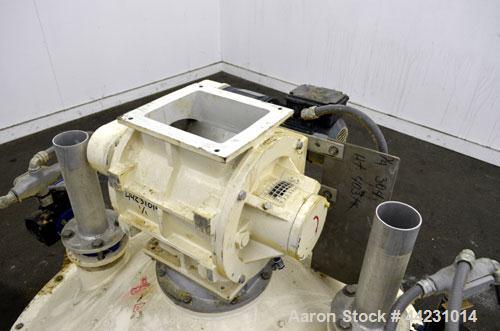 Used Carbon Steel Reimelt Hopper Discharge Cone, Model 894
