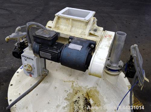 Used Carbon Steel Reimelt Hopper Discharge Cone, Model 894