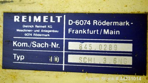 Used Carbon Steel Reimelt Hopper Discharge Cone, Model 894