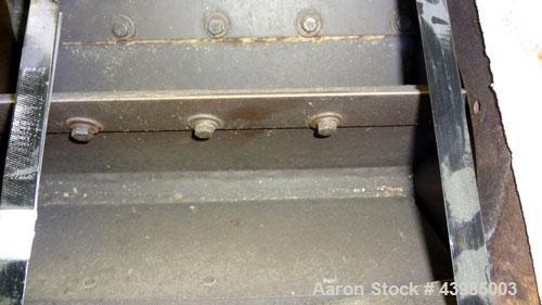 Used Semco Rotary Valve, Model RV-18, cast iron housing. Approximately 12” X 15” carbon steel open end rotor, approximately 5.4 cubic feet of material per minute. Driven by a 2 hp, 3/60/230/460 volt,...