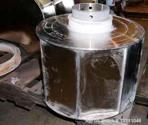 Used 12" Diameter Young Shallow Pocketed Rotary Valve, stainless steel, size 12CA-HC-SA CL15. Shop #10750-1. Pharmaceutical grade. 1 hp Spartan motor, 1765 rpm, 460 volt, 213TC frame. SM-Cyclo gear r...