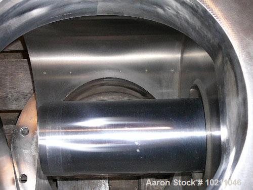 Used 12" Diameter Young Shallow Pocketed Rotary Valve, stainless steel, size 12CA-HC-SA CL15. Shop #10750-1. Pharmaceutical grade. 1 hp Spartan motor, 1765 rpm, 460 volt, 213TC frame. SM-Cyclo gear r...