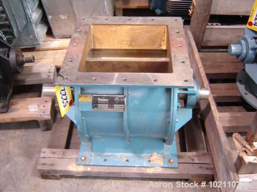 Used-13" X 13" Young 14 LH 316 Stainless Steel Rotary Airlock Valve. Airlock is 13" X 13" X 20" overall height. 316 stainles...