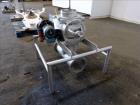Used Rotary Valve, Stainless Steel. Approximate 8