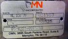 Used DMN Westinghouse Rotary Valve, Model AL150-2D, 316 Stainless Steel.