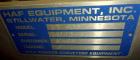 Used Stainless Steel HAF Equipment Moovinator Side Load Powder Receiver, Model