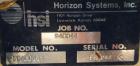 Used Horizon Systems Rotary Airlock, Model F94G0441, 304 Stainless Steel. Approximate 10