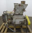 Used Kice finish product transfer system airlock, model VPOT18X15X15, carbon steel. Approximately 1.93 cubic feet per revolution. Driven by a 1 hp gear motor, 29 to 1 ratio. Serial# 13175927737