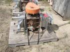 Used Material Systems Engineering Rotary Airlock, model DT60, stainless steel. Approximately 10’’ diameter. Driven by a 1 hp, 3/60/230/460 volt motor.