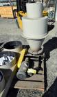 Used Wm. Meyer rotary valve approximate 8x8, driven by a 0.75hp XP gear motor. Includes a cyclone and sock dust filter.