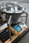 Used Carolina Conveying Heavy Duty Blow Thru Rotary Airlock, model Size 8, 317 stainless steel. Approximately 8