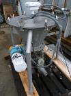 Used Carolina Conveying Heavy Duty Blow Thru Rotary Airlock, model Size 8, 317 stainless steel. Approximately 8