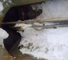 Used Sunco Powder Systems Rotary Airlock, carbon steel. Approximately 8