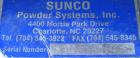 Used Sunco Powder Systems Rotary Airlock, carbon steel. Approximately 8