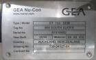 Unused GEA Nu-Con DT 750 DEM Sanitary Rotary Airlock Valve with Gearmotor