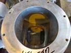 Used Nu-Con Equipment Rotary Valve, Model DT375DEMU, Stainless Steel. Approximate 0.176 Cubic feet per revolution. 7-1/2
