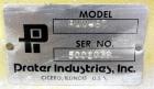 Used Prater Industries Heavy Duty Airlock Rotary Valve, Model PAV-6C, Carbon Steel. Volumetric capacity 187 cubic feet per hour. Approximately 6