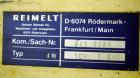 Used Carbon Steel Reimelt Hopper Discharge Cone, Model 894