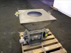 Used Rotolok Blowing Seal Rotary Valve, Model 28BSRCS08B, 316 Stainless Steel. Approximately 12