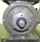 Used Smoot Type 5 Rotary Valve, Model FT9, 316 Stainless Steel. Approximately 0.27 cubic feet per revolution.  8