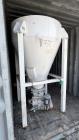 Used Best Engineering Hopper with Rotary Airlock Feeder. Smoot Co KC KS rotary airlock feeder driven by 1hp, 3/60/208-230/460 volt, 1750rpm motor. Hopper 53-1/2