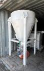 Used Best Engineering Hopper with Rotary Airlock Feeder. Smoot Co KC KS rotary airlock feeder driven by 1hp, 3/60/208-230/460 volt, 1750rpm motor. Hopper 53-1/2