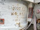 Used Best Engineering Hopper with Rotary Airlock Feeder. Smoot Co KC KS rotary airlock feeder driven by 1hp, 3/60/208-230/460 volt, 1750rpm motor. Hopper 53-1/2